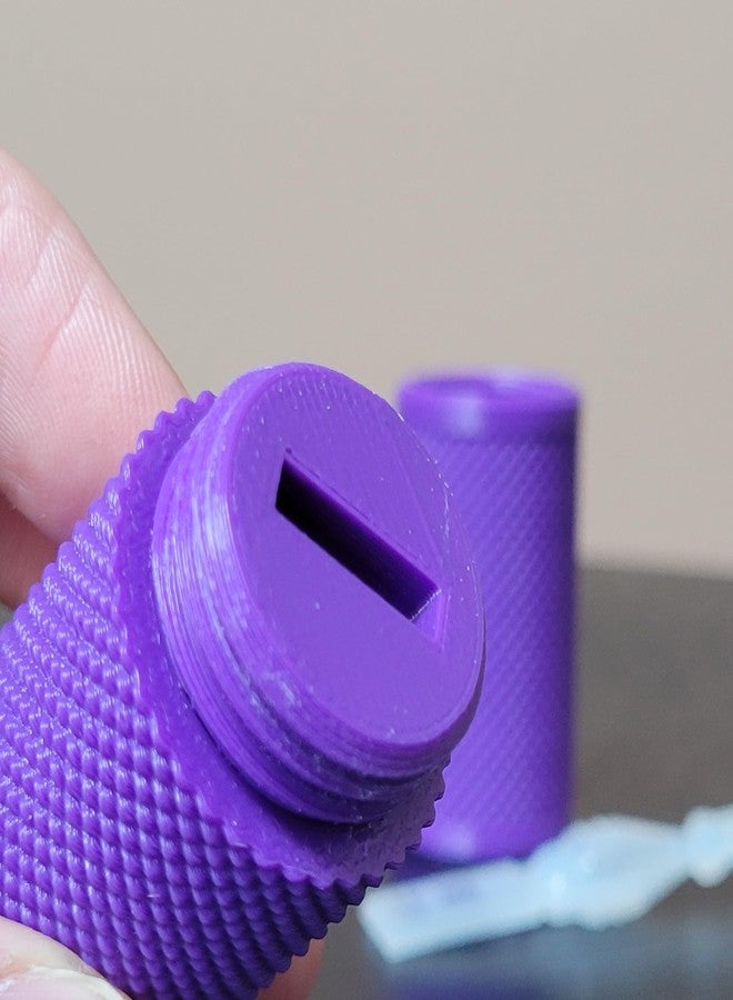 Znet3D Eye Drop Vial Holder & Pocket Carry Case - Holds One (1) Single-Use Eye Drop Vial - Great for carring in Pocket, Purse/Clutch, School Bag - Znet3D (Purple) - Image 5